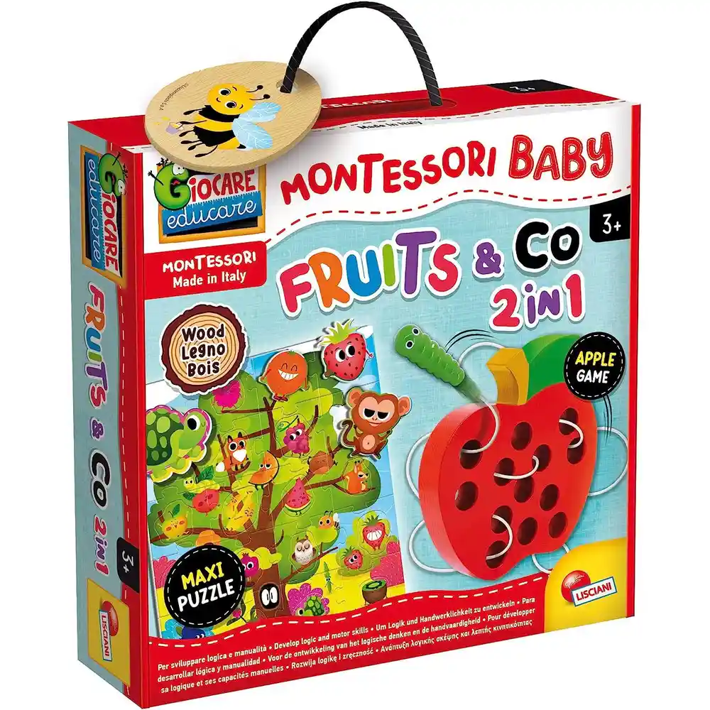 Joc Montessori 2 in 1 - Fructe [1]