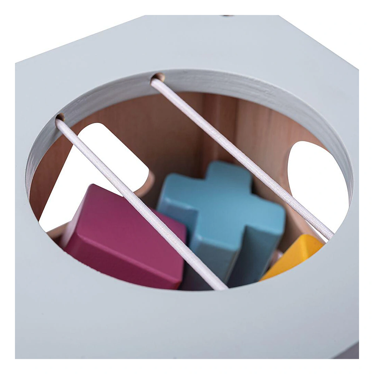 Joc sortare - Cubul magic (pastel) BIGJIGS Toys 12 luni+ [3]