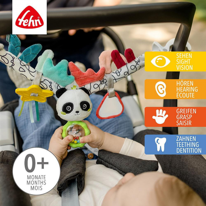 Jucarie carucior Dobabydoo - Ursulet panda [2]