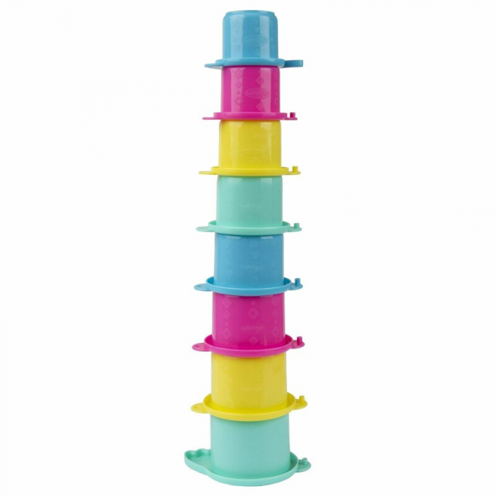 Jucarie de baie, Playgro, Croc Cups, 8 piese [6]
