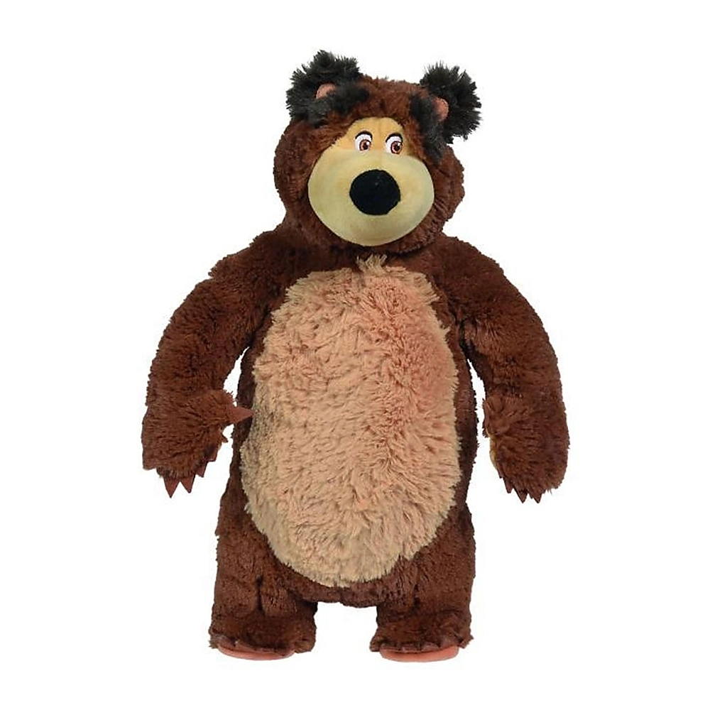 Jucarie de plus Simba Masha and the Bear, Bean Bag Bear 40 cm [3]