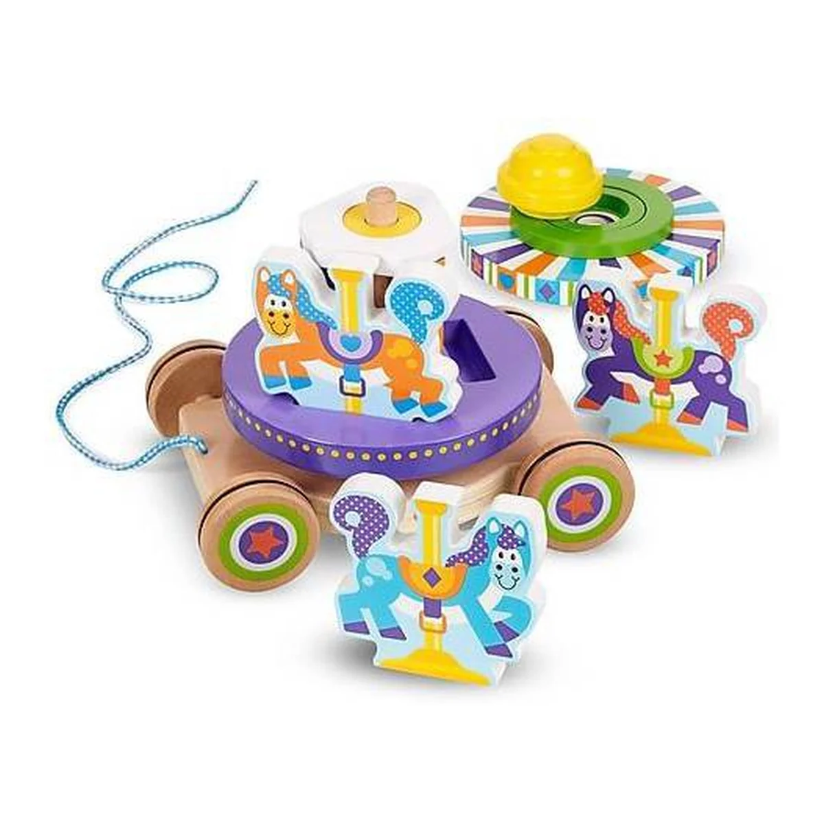 Jucarie de tras carusel Melissa and Doug [2]