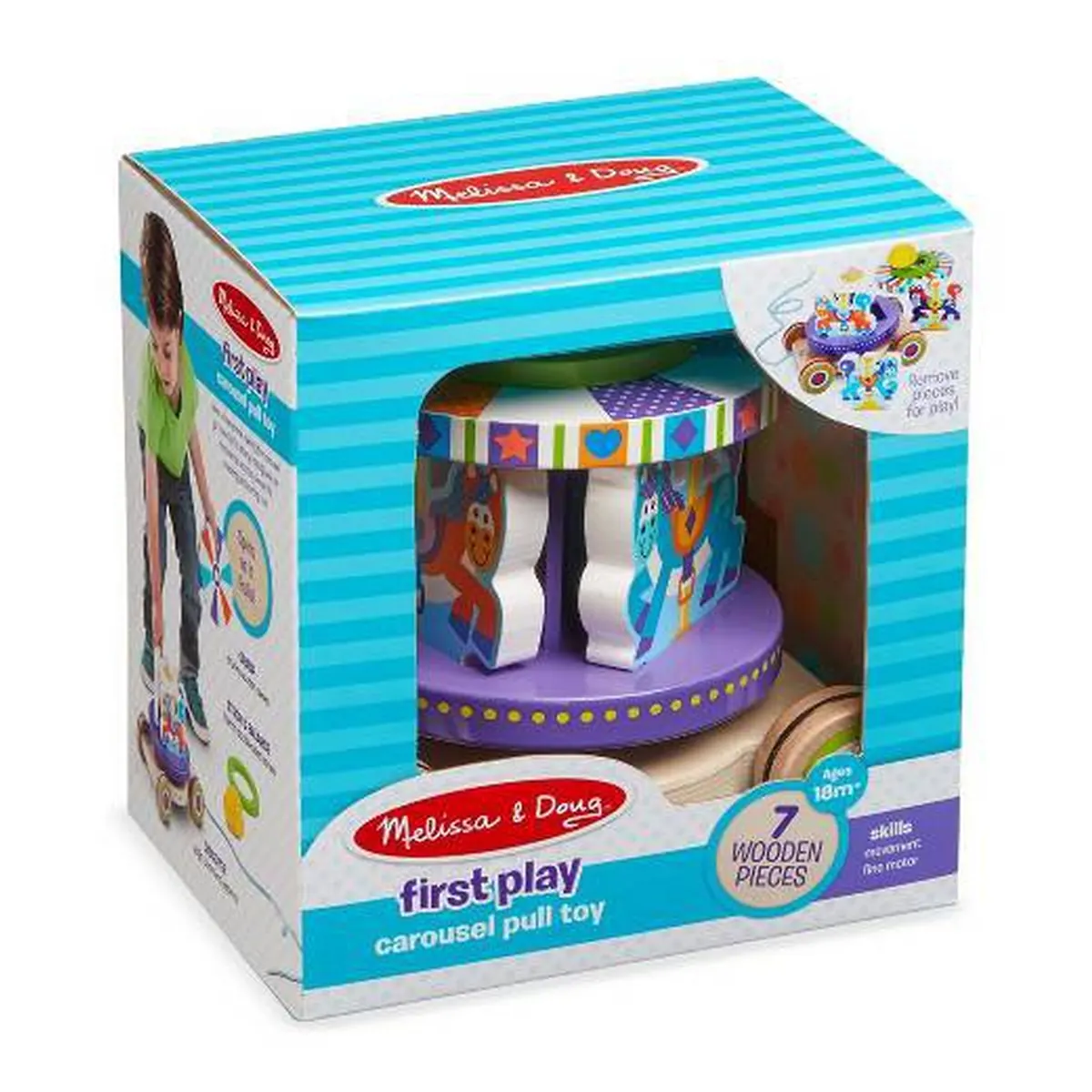 Jucarie de tras carusel Melissa and Doug [4]