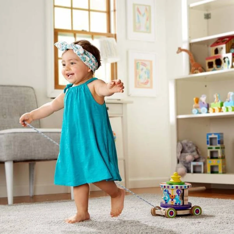 Jucarie de tras carusel Melissa and Doug [2]