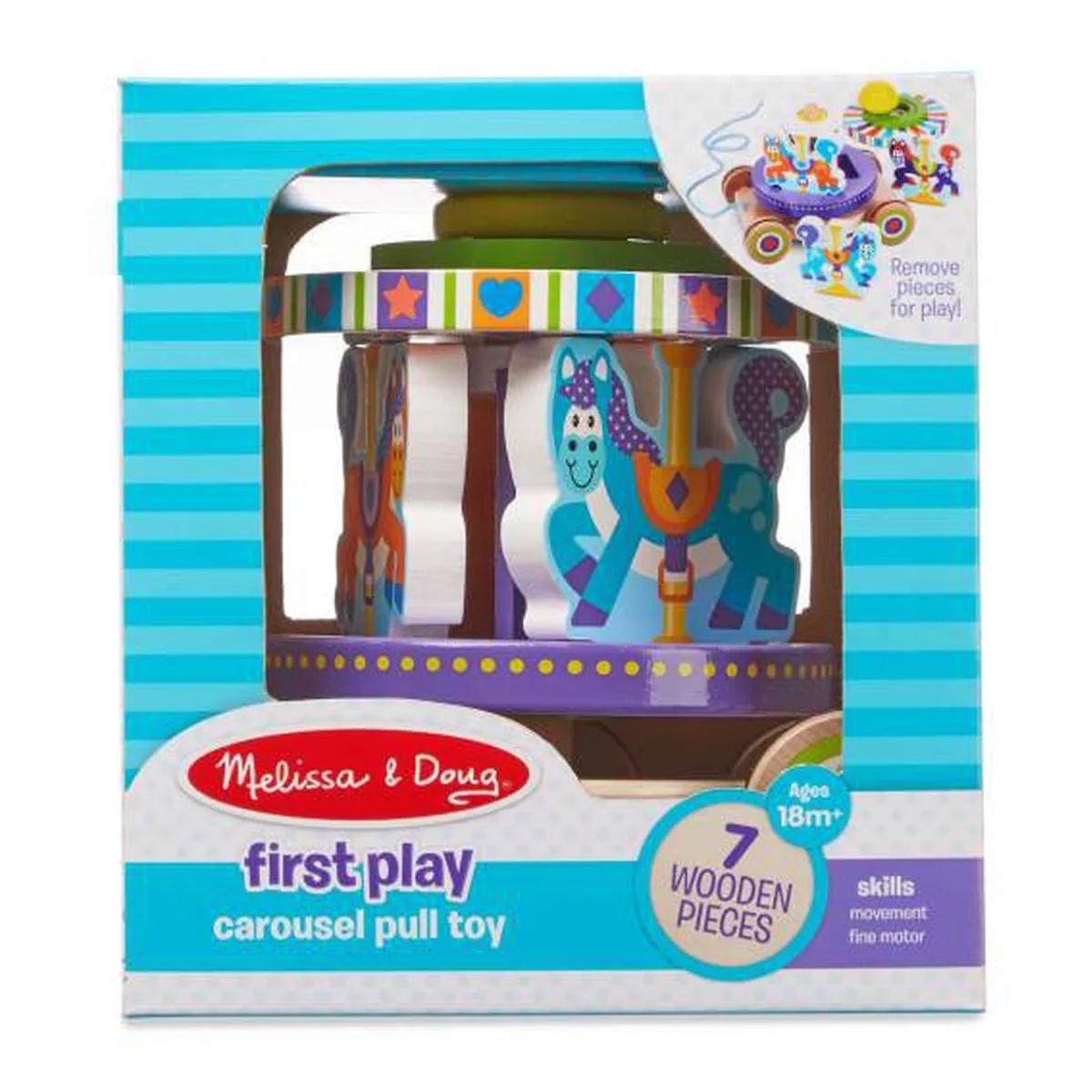 Jucarie de tras carusel Melissa and Doug [3]