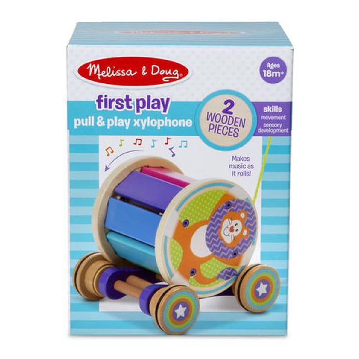 Jucarie de tras Xilofon rotativ [5]