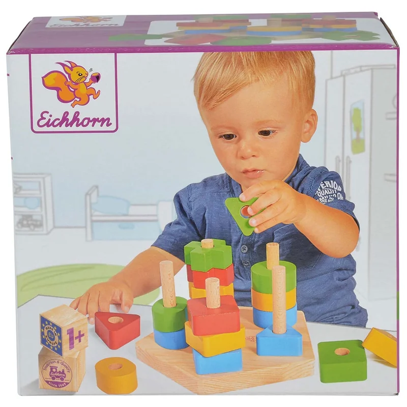 Jucarie din lemn Eichhorn Stacking Toy [3]