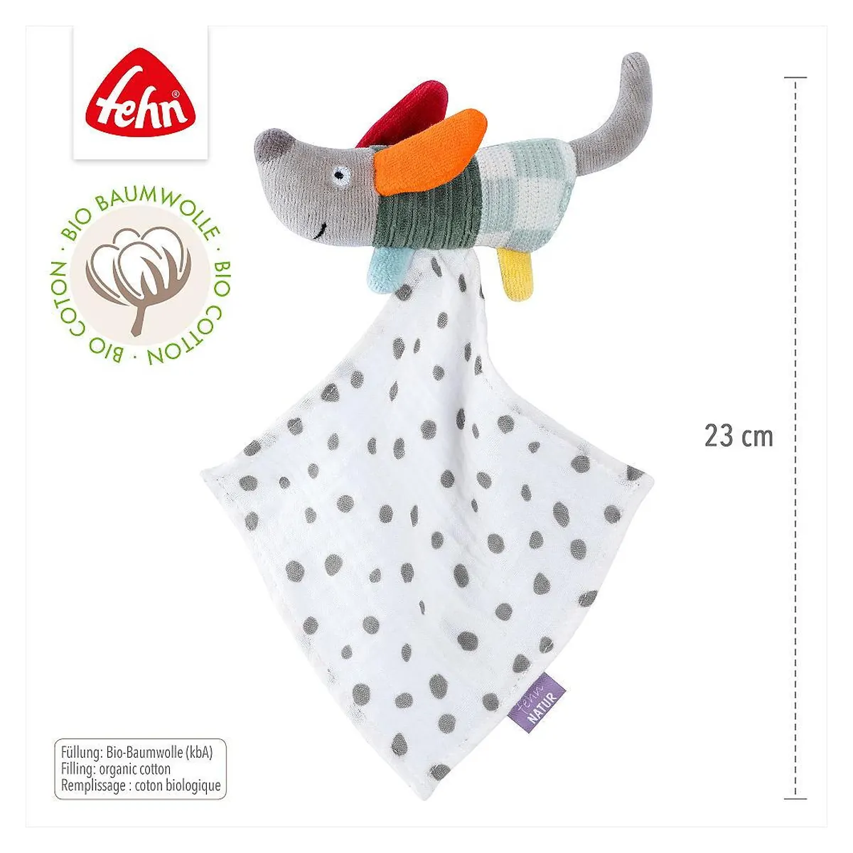Jucarie doudou mini - Catelus NATUR [2]