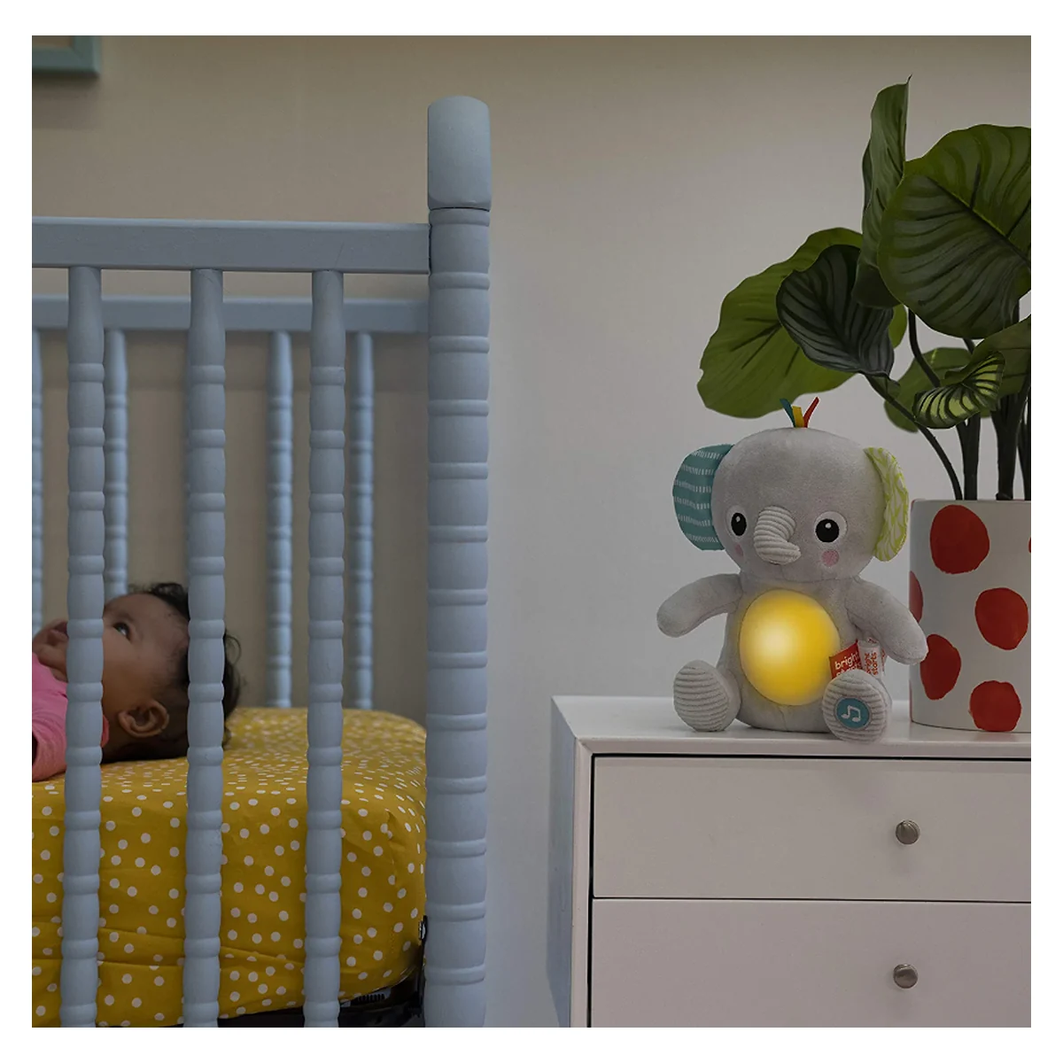 Jucarie interactiva Bright Starts, Hug a Bye Baby Elephant [11]
