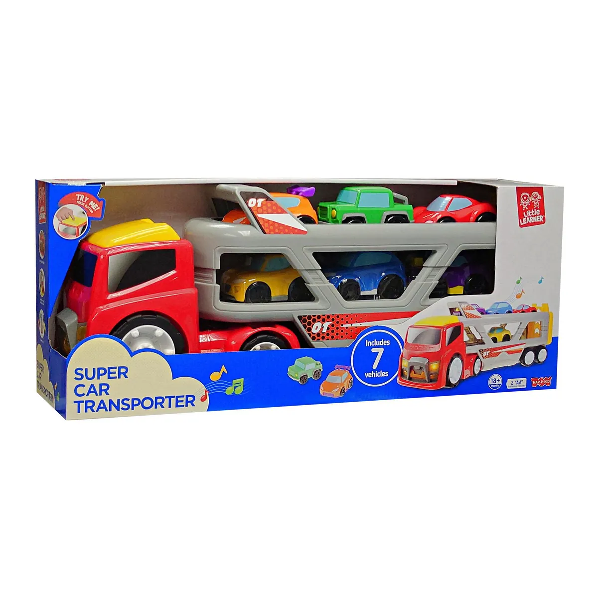Jucarie interactiva Camion cu platforma auto Little Learner [7]