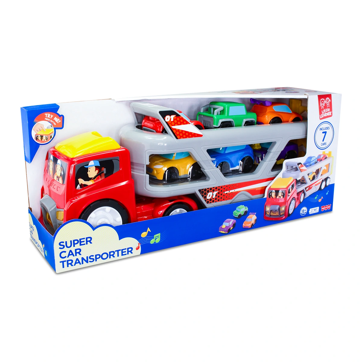 Jucarie interactiva Camion cu platforma auto Little Learner [2]