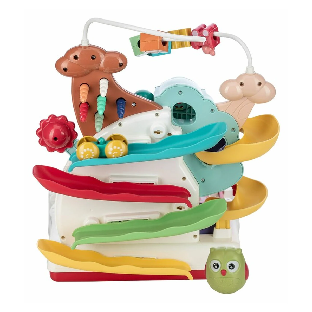 Jucarie interactiva, Free2Play, jocuri, pian sau xilofon, pista de masini, bile, 26x28x36 cm, 36 luni+, Multicolor [2]