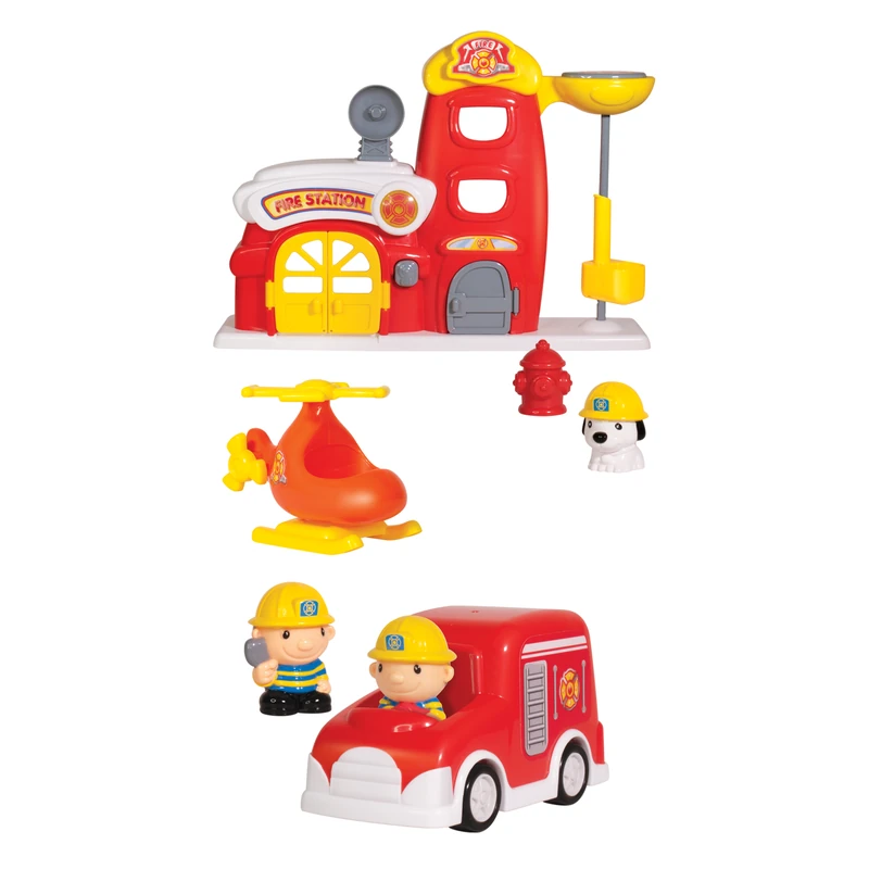 Jucarie interactiva Prima mea statie de pompieri cu lumini si sunete [3]