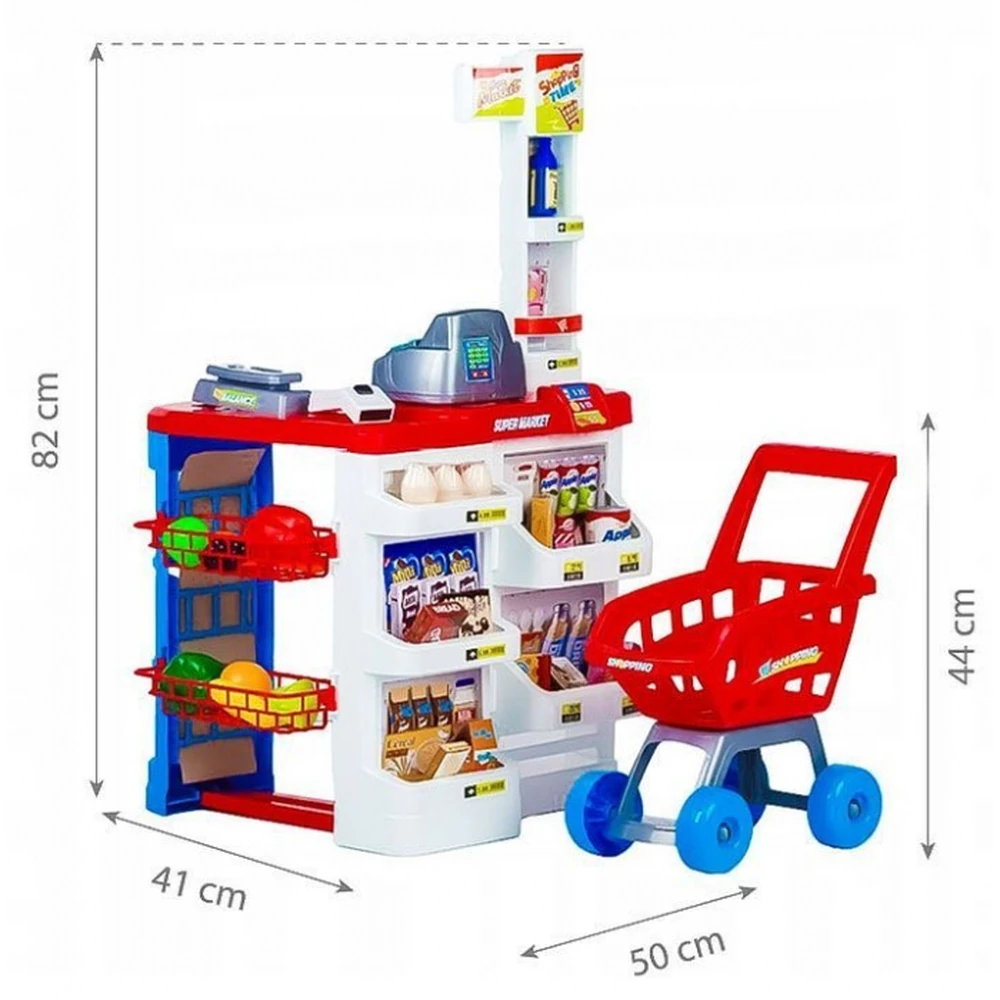 Jucarie interactiva Stand Supermarket Ecotoys [4]