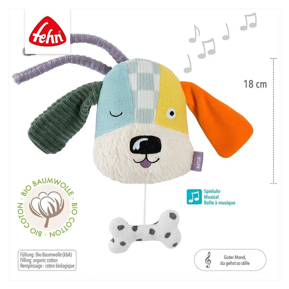 Jucarie muzicala mini - Catelus NATUR [3]