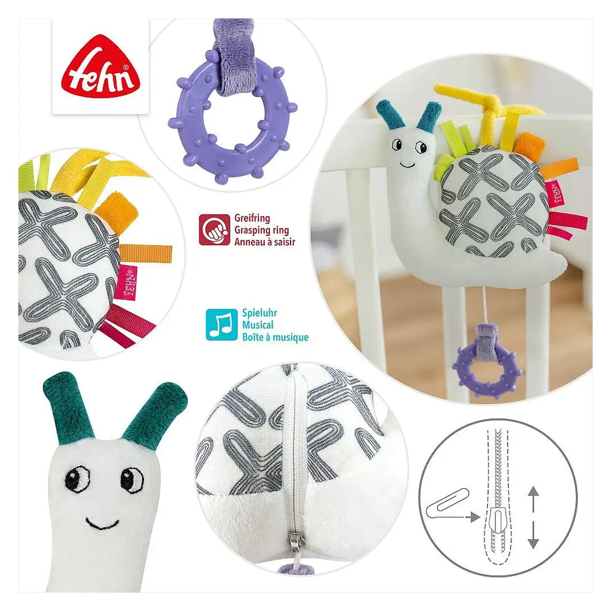 Jucarie muzicala mini - Melc prietenos [5]