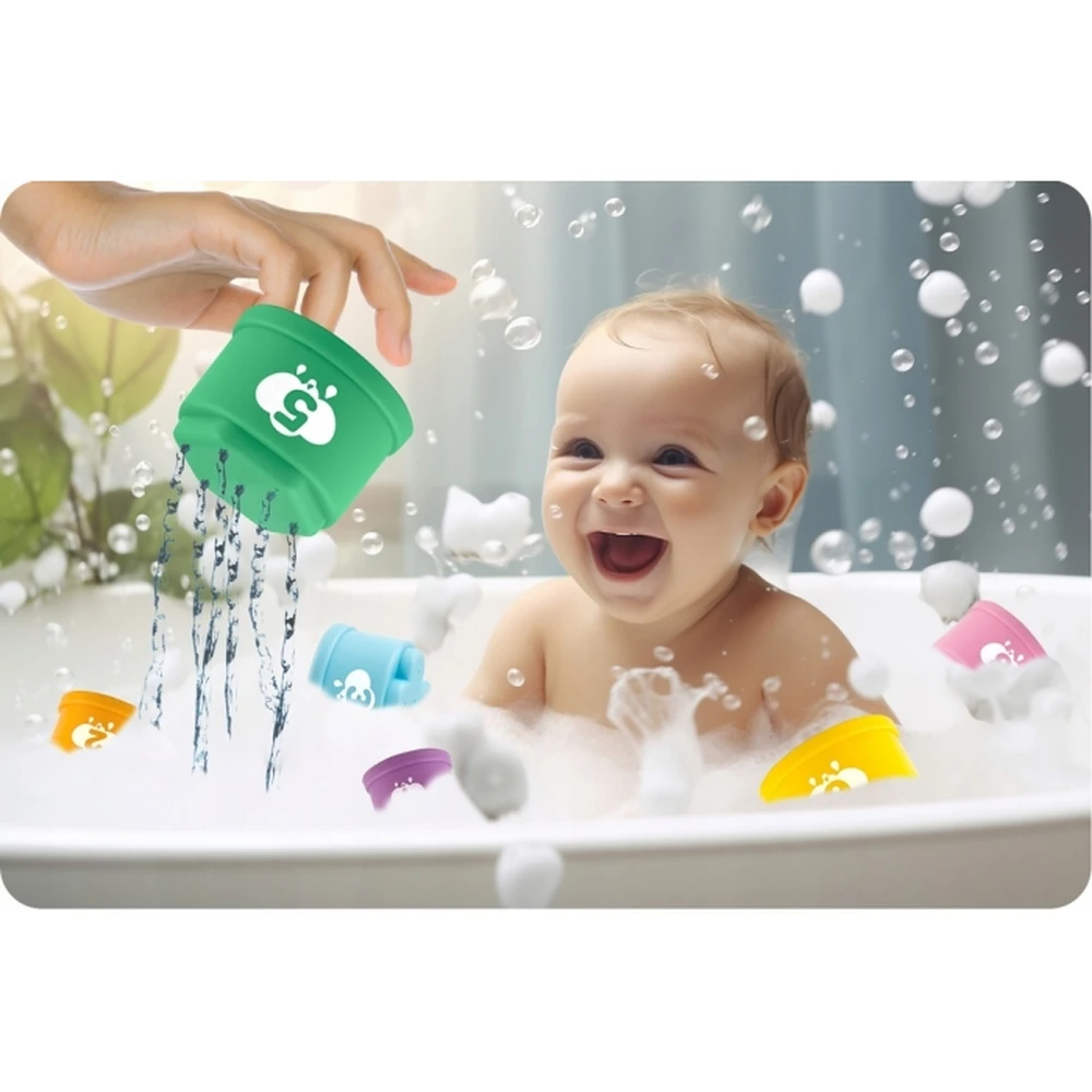 Jucarie pentru baie in forma de turn cu cifre Ricokids [2]