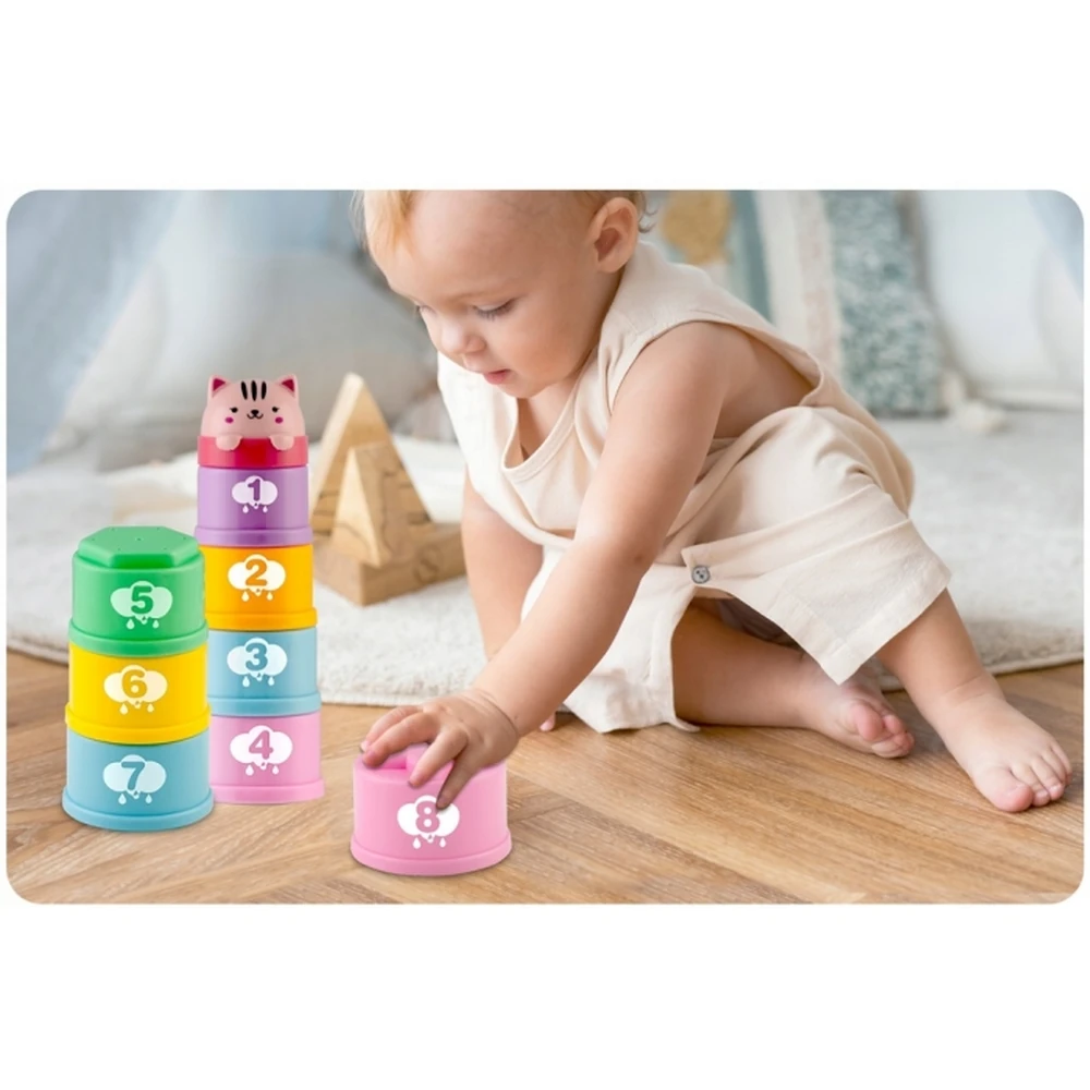Jucarie pentru baie in forma de turn cu cifre Ricokids [4]