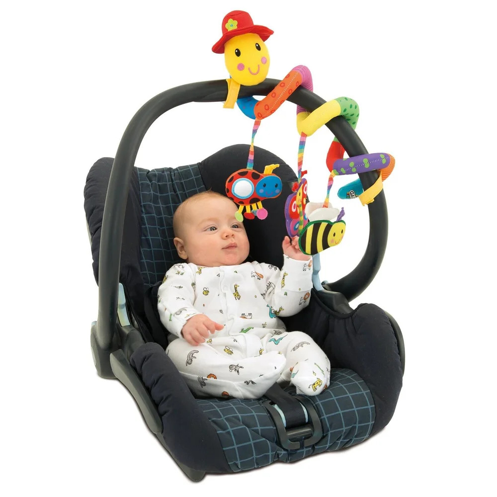 Jucarie pentru patut si carucior Wiggly Worm [3]