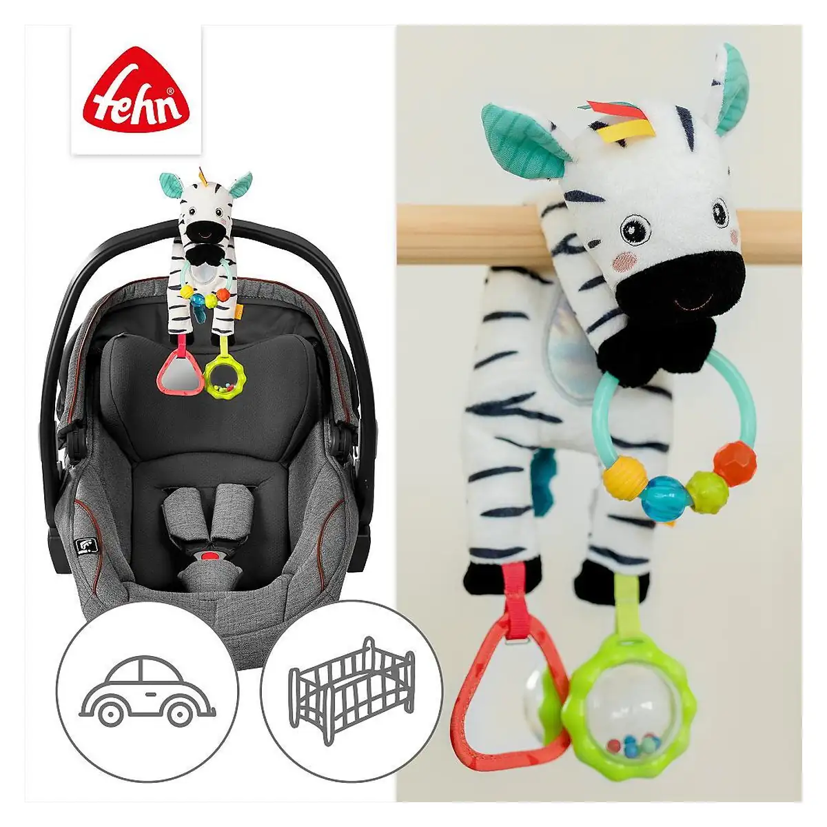 Jucarie senzoriala bebelusi - Zebra [4]