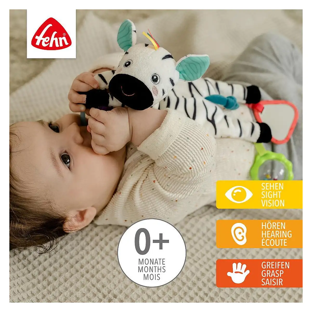 Jucarie senzoriala bebelusi - Zebra [2]