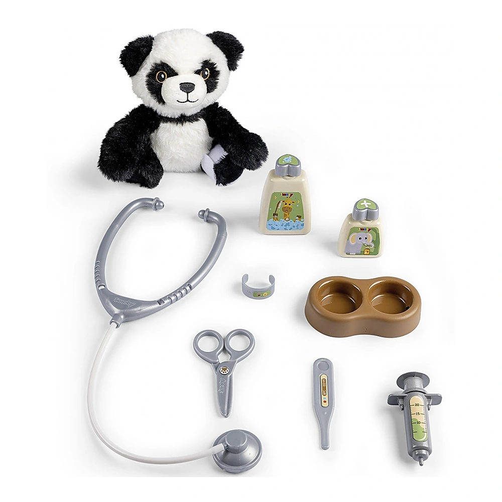 Jucarie Smoby Animal Care Trolley cu 10 accesorii [3]