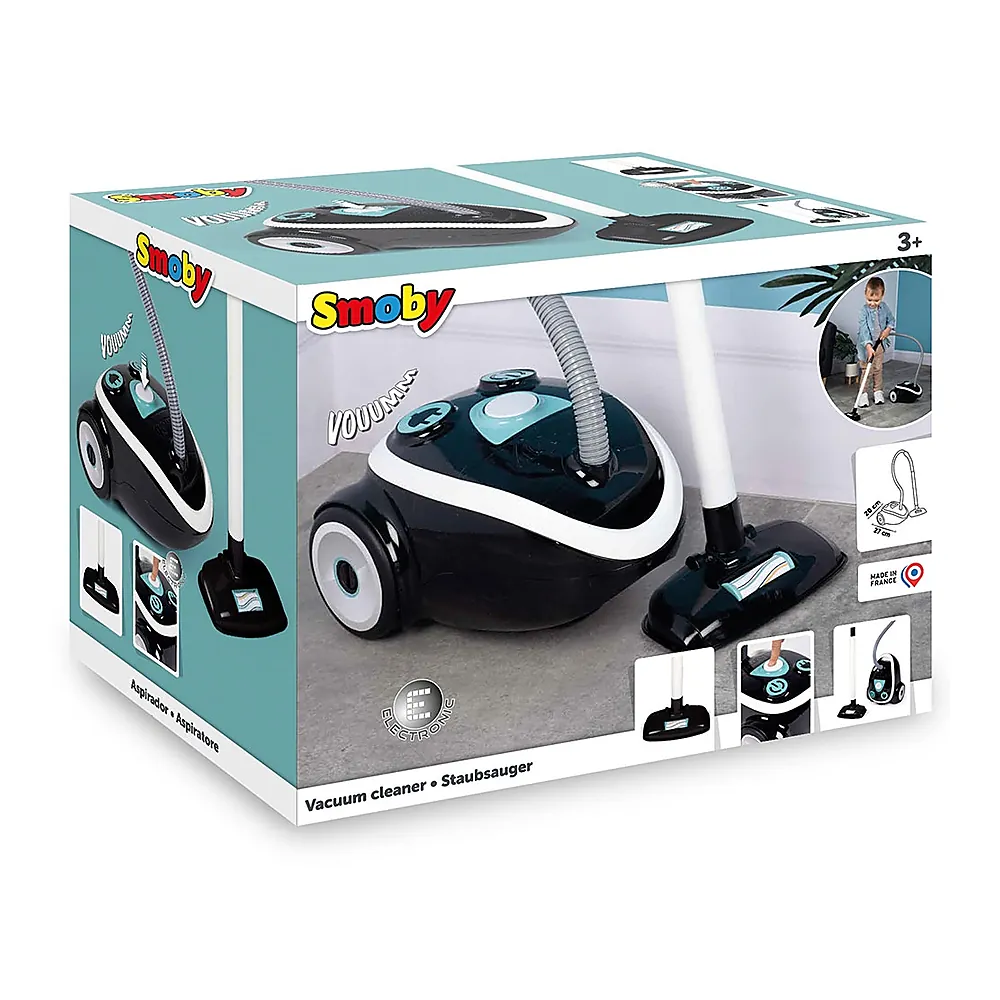 Jucarie Smoby Aspirator Vacuum Cleaner negru [7]