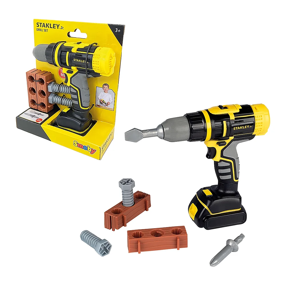 Jucarie Smoby Bormasina mecanica Stanley cu accesorii [2]