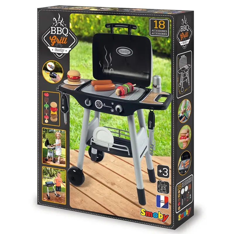 Jucarie Smoby Gratar BBQ cu 18 accesorii [7]