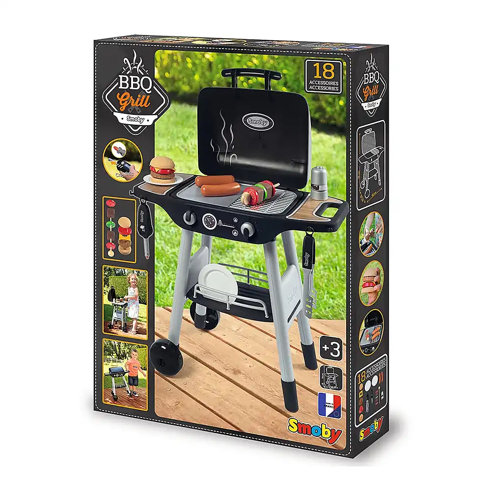 Jucarie Smoby Gratar BBQ cu 18 accesorii [11]