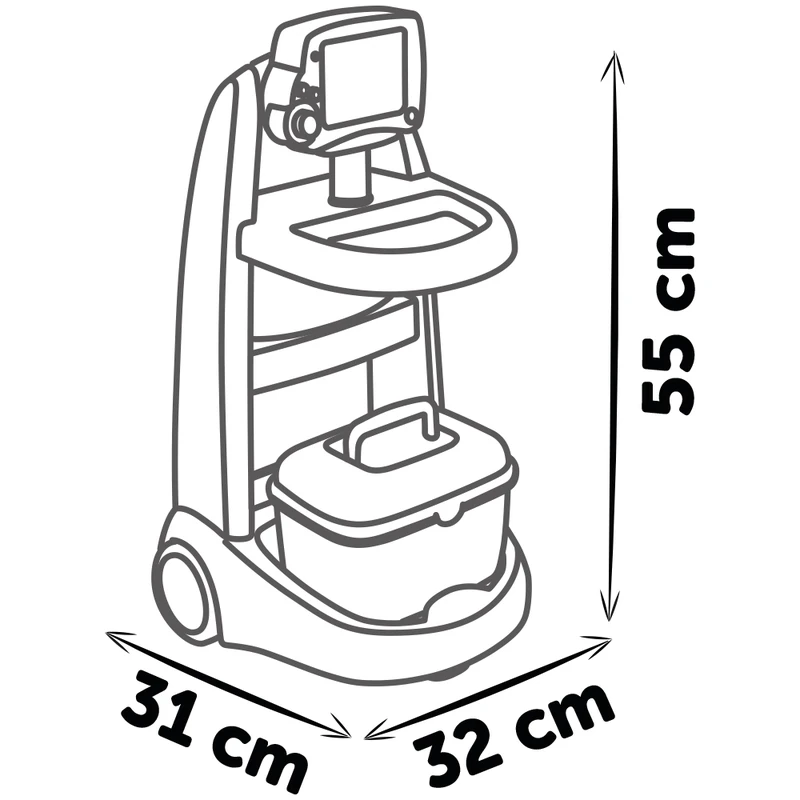 Jucarie Smoby Set doctor cu carucior si accesorii [2]