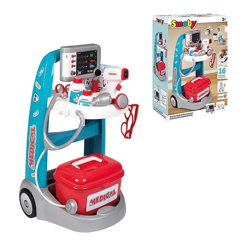 Jucarie Smoby Set doctor cu carucior si accesorii [2]