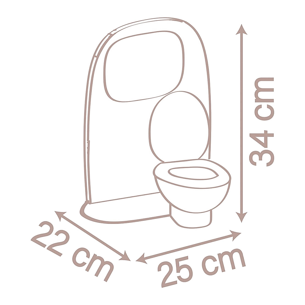 Toaleta Smoby Baby Nurse crem cu accesorii [4]