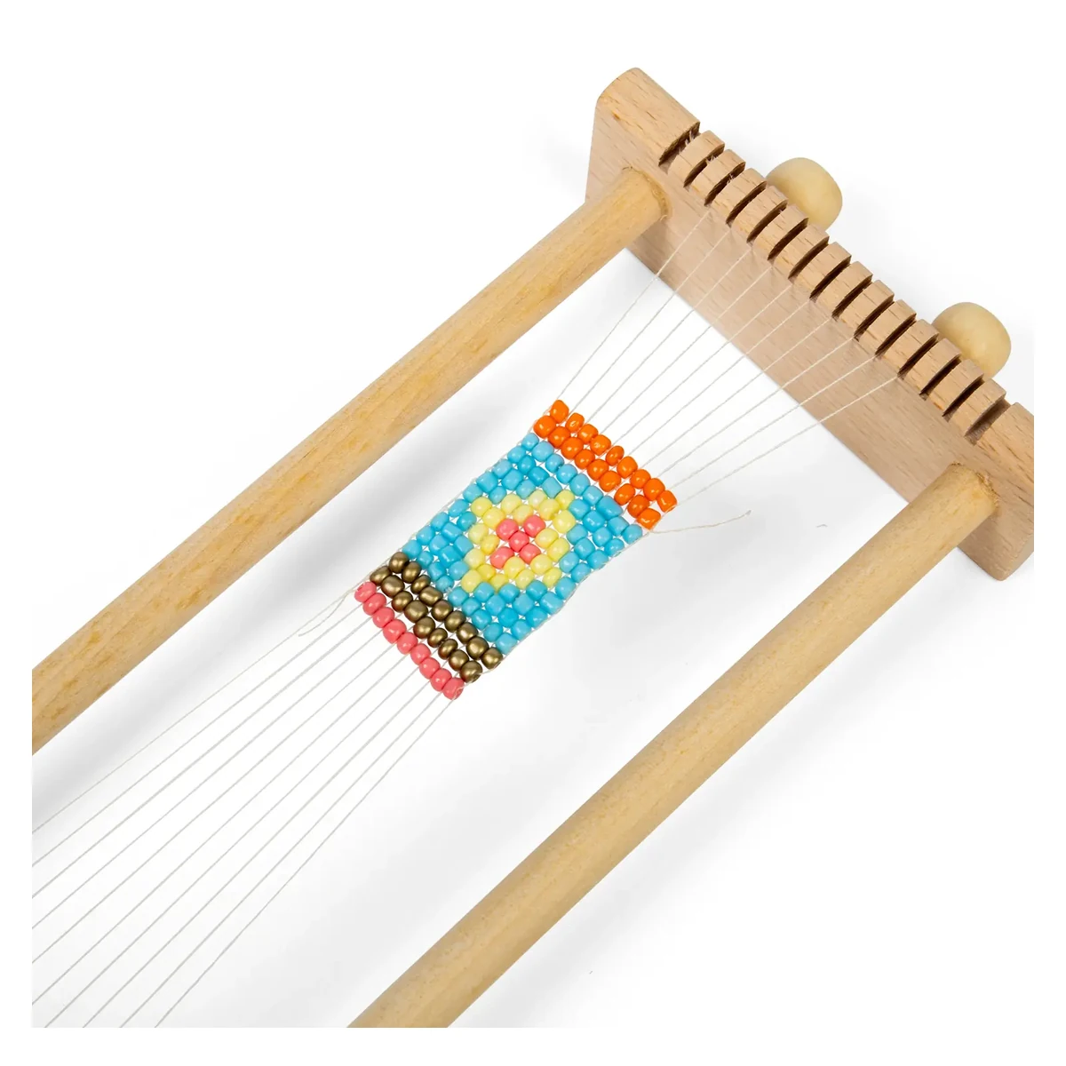 Kit tesut cu margele BIGJIGS Toys pentru copii 5 ani+ [2]