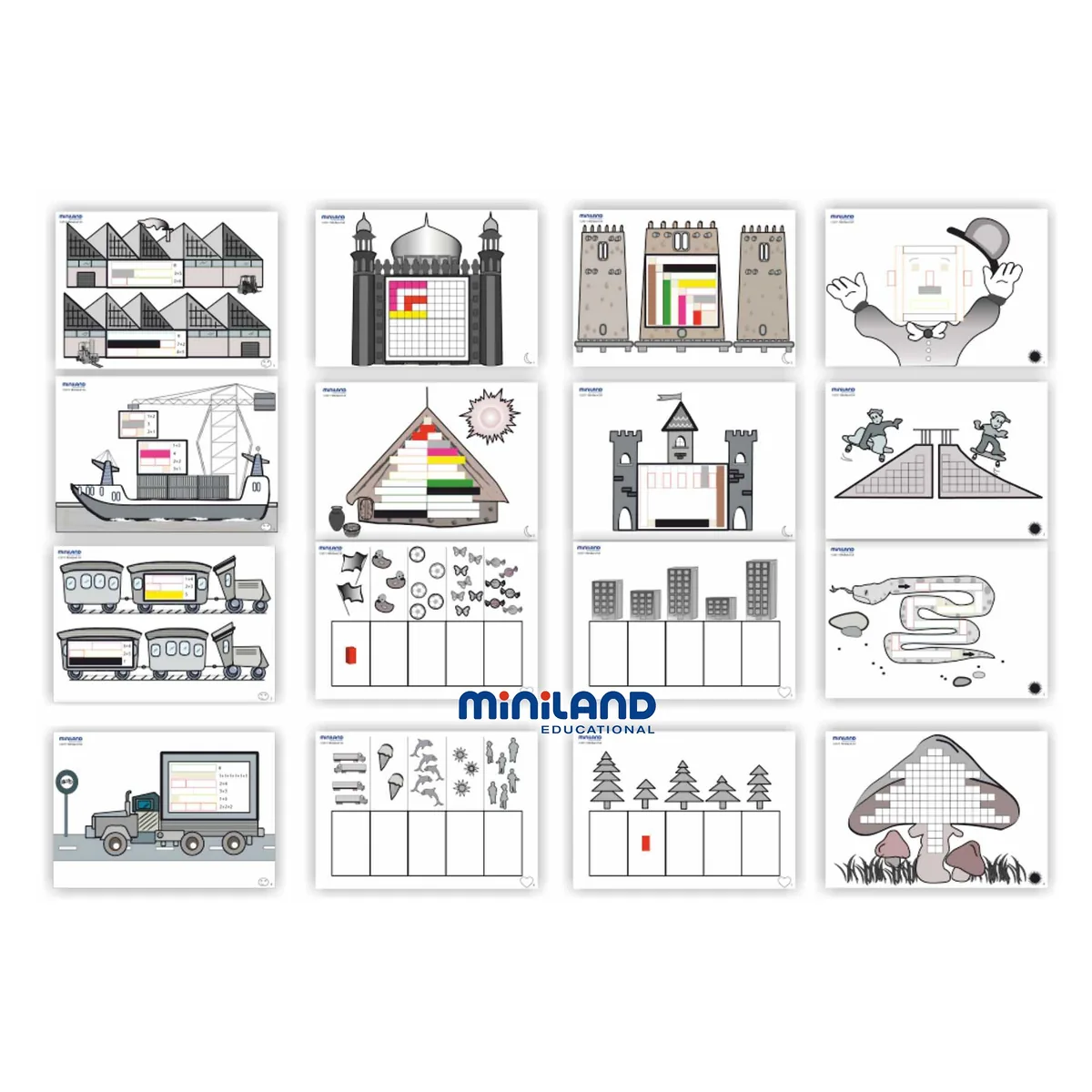 Kit pentru jocuri aritmetice Miniland [2]