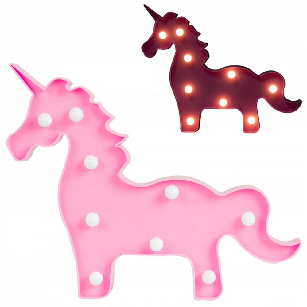 Lampa de veghe in forma de unicorn Nukido - Roz [2]