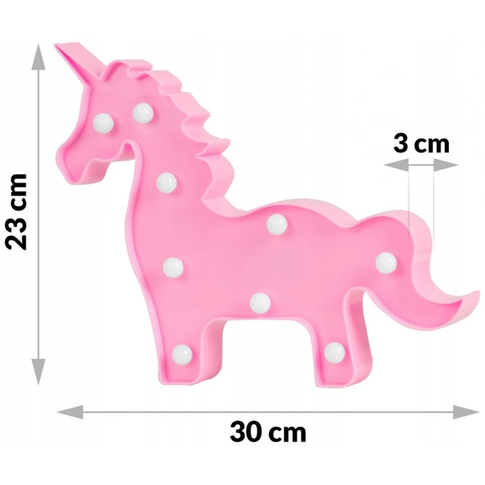 Lampa de veghe in forma de unicorn Nukido - Roz [6]