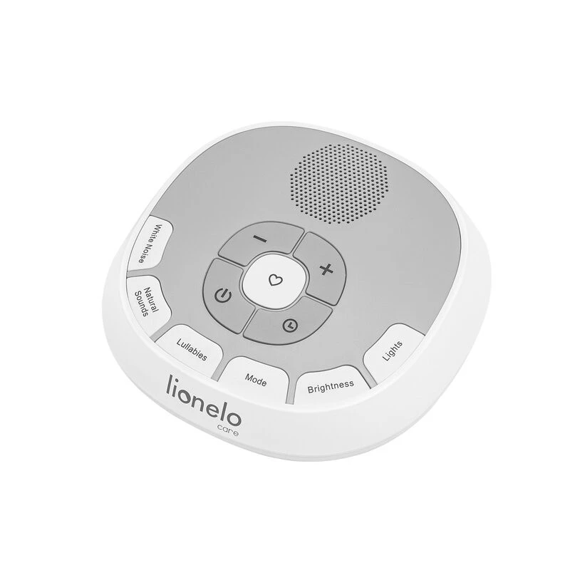 Lampa de veghe, Lionelo, BabyNap, 2 in 1, Wireless, Cu sunete si melodii de leagan, 11 culori si 3 niveluri de luminozitate, functie de redare si inregistrare batai inima, Alb [2]
