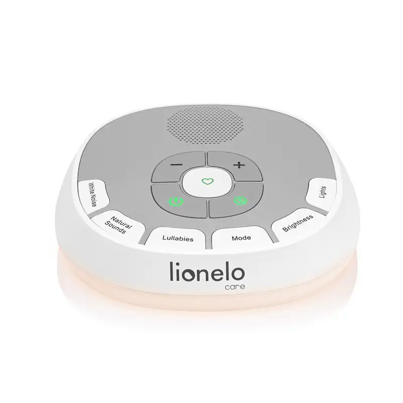 Lampa de veghe, Lionelo, BabyNap, 2 in 1, Wireless, Cu sunete si melodii de leagan, 11 culori si 3 niveluri de luminozitate, functie de redare si inregistrare batai inima, Alb [5]