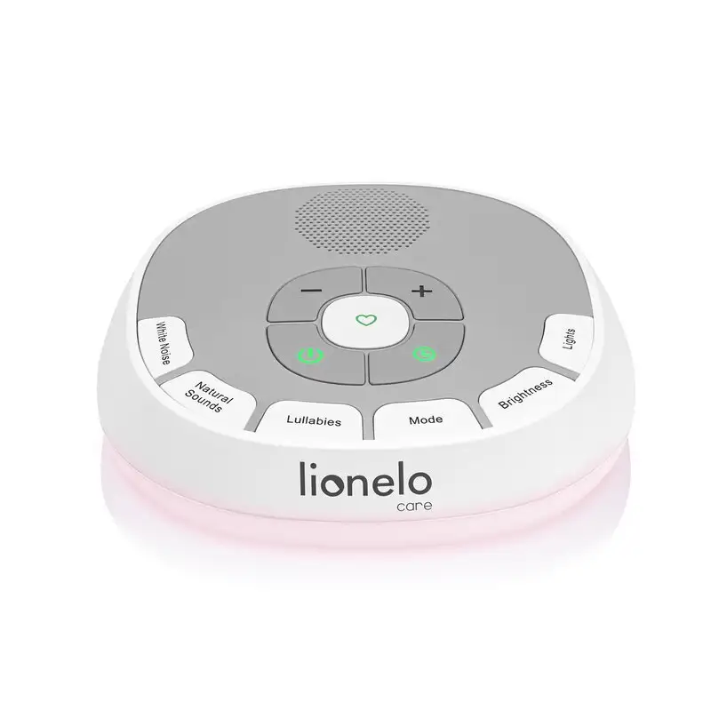 Lampa de veghe, Lionelo, BabyNap, 2 in 1, Wireless, Cu sunete si melodii de leagan, 11 culori si 3 niveluri de luminozitate, functie de redare si inregistrare batai inima, Alb [7]