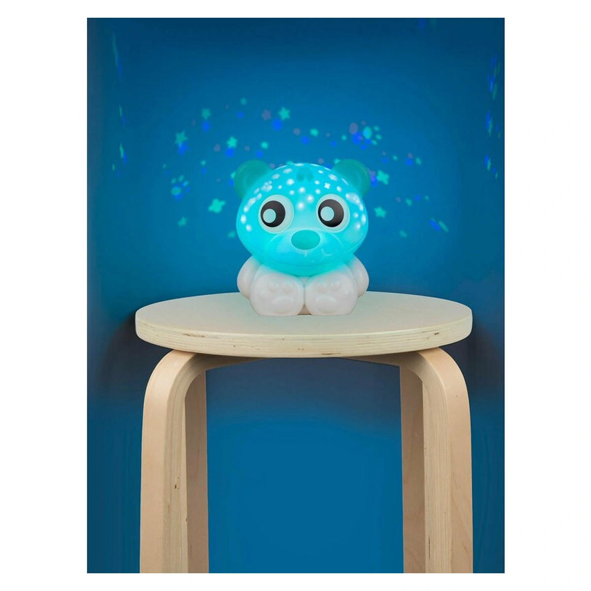 Lampa de veghe si proiector, Playgro, 30 de minute de proiectii, 2 culori, Portabila, Mint & White [4]