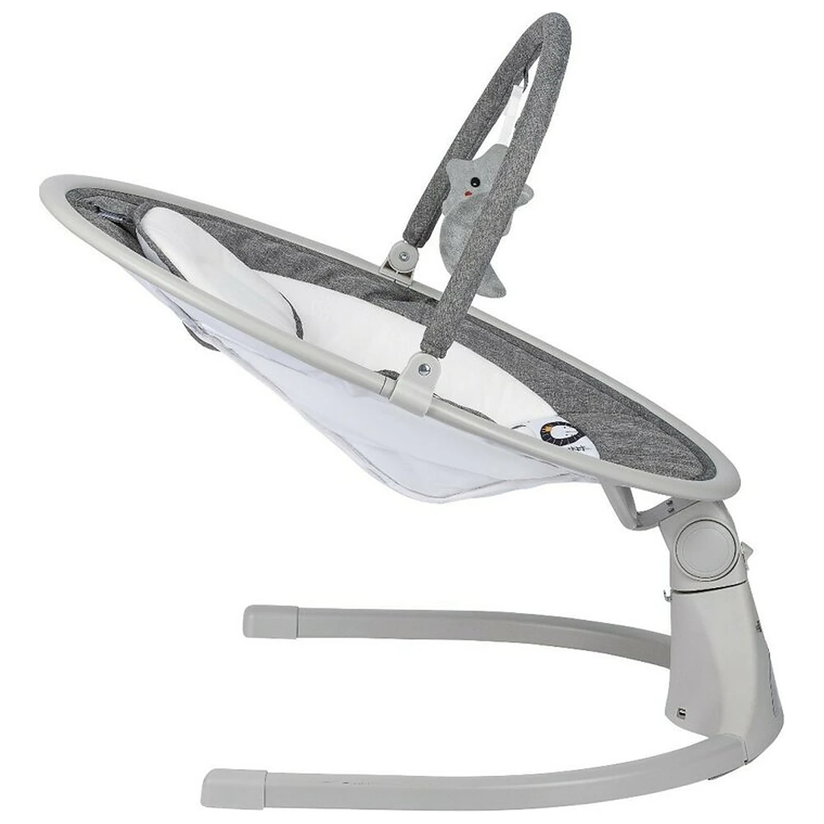 Leagan balansoar, FreeOn, Elite, 12 melodii, 5 viteze de balansare si 3 pozitii de reglare a spatarului, Grey [3]