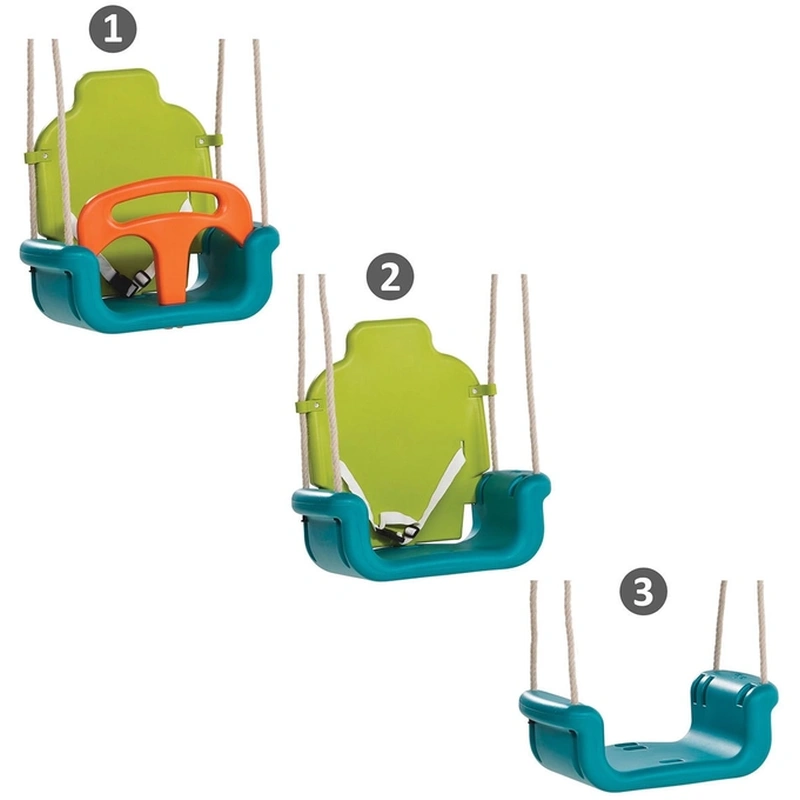 Leagan copii 3 in1 PP var verde turcoaz portocaliu [3]