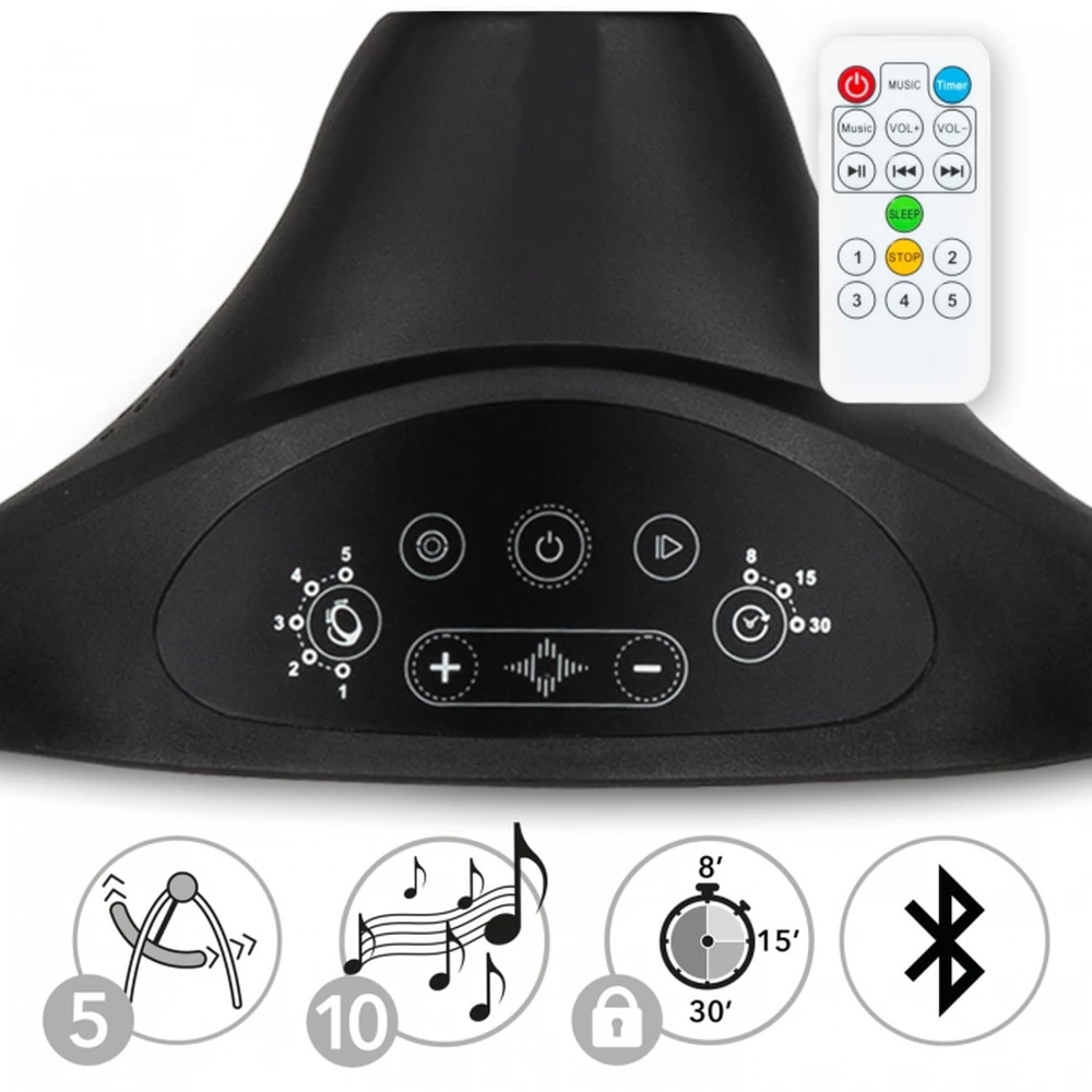 Leagan electric 2 in 1 Kidwell Luxi - Black Dark Melange [10]