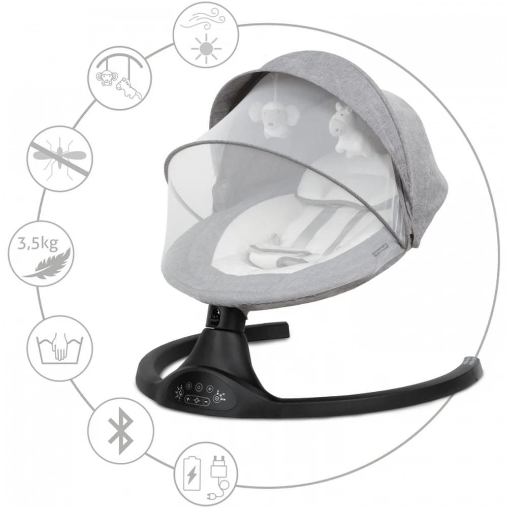 Leagan electric 2 in 1 Kidwell Luxi - Black Dark Melange [11]