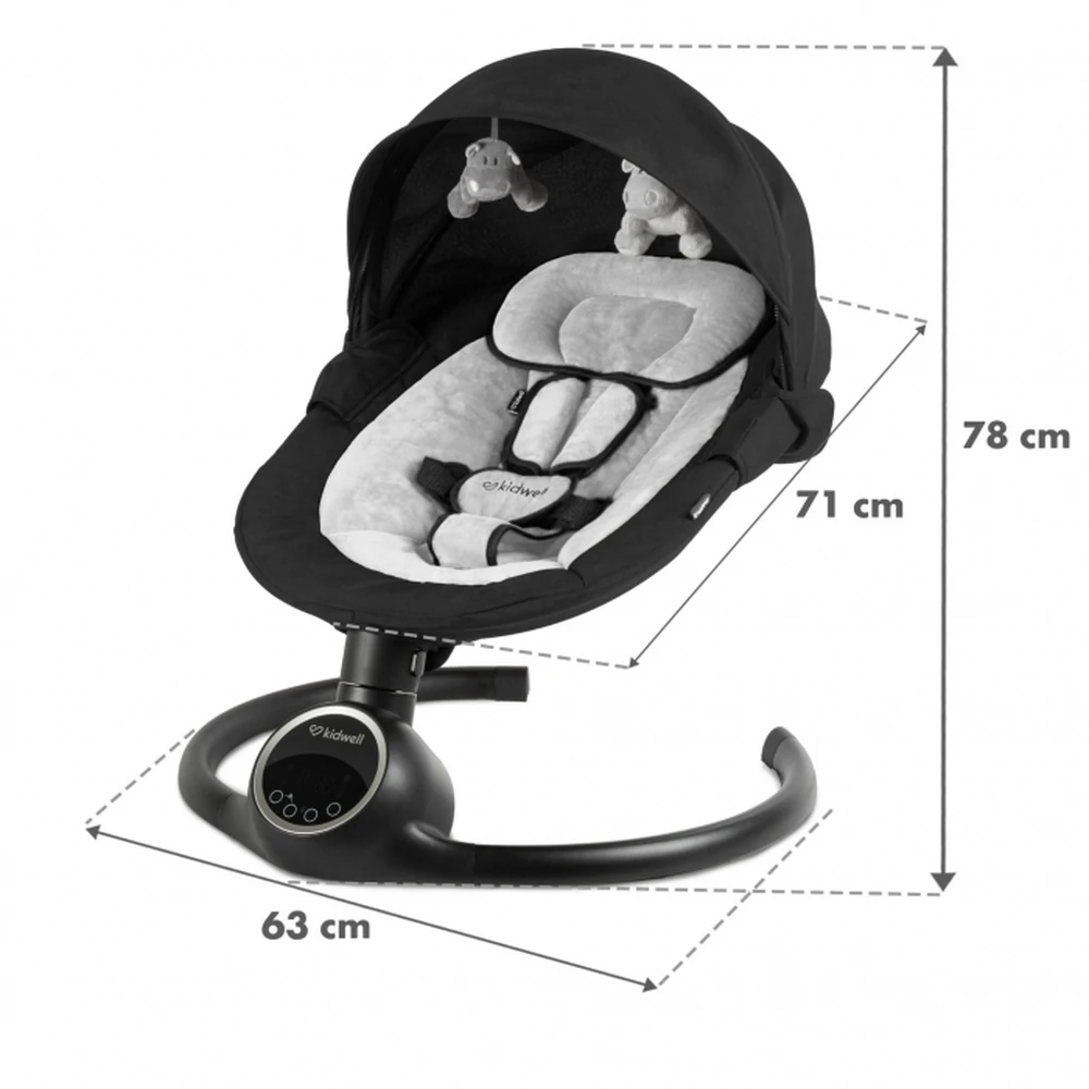 Leagan electric 2 in 1 Kidwell Reve - Black Silver [10]