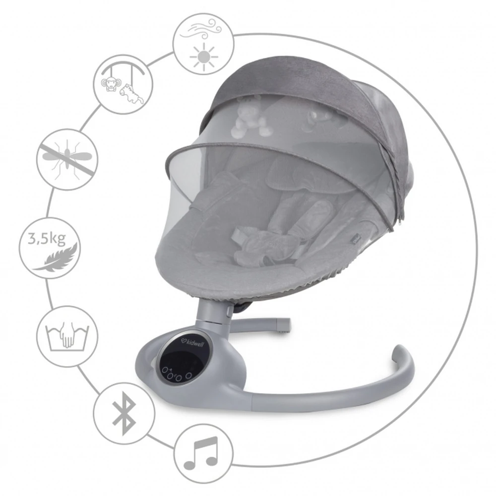Leagan electric 2 in 1 Kidwell Reve - Gray Silver [12]