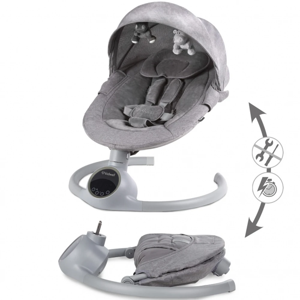 Leagan electric 2 in 1 Kidwell Reve - Gray Silver [5]