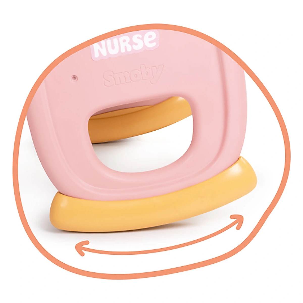 Leagan pentru papusa Smoby Baby Nurse Baby's Cot cu carusel 5 ani + [3]