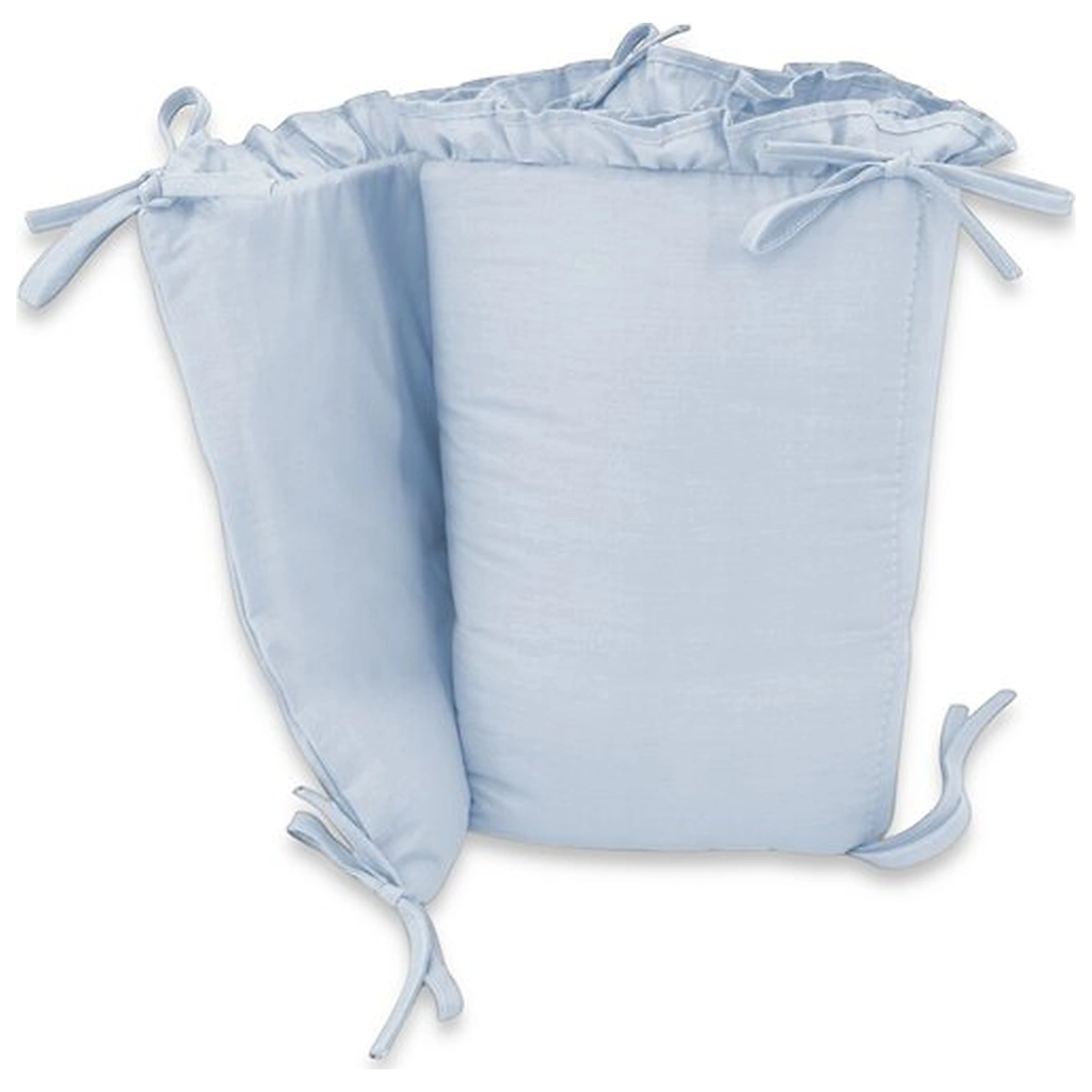 Lenjerie patut cu 3 piese, MimiNu, Pentru patut 120x60 cm, volanase, protectie laterala, bumbac certificat, Colectia [4]